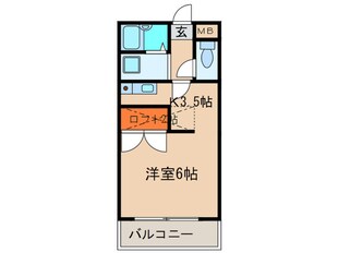 ラフォーレＫの物件間取画像